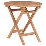Casa si Gradina - Gradina si terasa - Mobilier exterior - Mese gradina - Masa de gradina pliabila, 45 cm, lemn masiv de tec - Infinity.ro