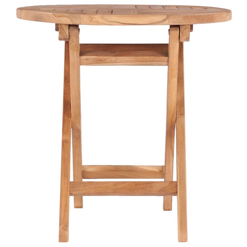 Casa si Gradina - Gradina si terasa - Mobilier exterior - Mese gradina - Masa de gradina pliabila, 45 cm, lemn masiv de tec - Infinity.ro