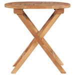 Casa si Gradina - Gradina si terasa - Mobilier exterior - Mese gradina - Masa de gradina pliabila, 45 cm, lemn masiv de tec - Infinity.ro