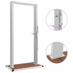 Casa si Gradina - Gradina si terasa - Piscine si accesorii - Accesorii piscine - Dus de exterior cu tavita, WPC și otel inoxidabil, maro - Infinity.ro