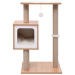 Petshop - Accesorii petshop - Jucarii animale - Ansambluri de joaca - Ansamblu pentru pisici, covoras din funie de sisal, 82 cm - Infinity.ro
