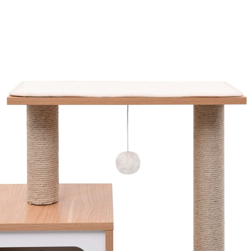 Petshop - Accesorii petshop - Jucarii animale - Ansambluri de joaca - Ansamblu pentru pisici, covoras din funie de sisal, 82 cm - Infinity.ro