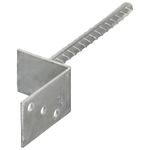 Casa si Gradina - Gradinarit si plante - Unelte gradinarit - Accesorii pentru unelte gradinarit - Ancore de gard, 6 buc., argintiu, 8x6x30 cm, otel galvanizat - Infinity.ro
