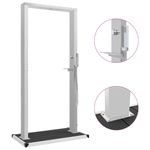 Casa si Gradina - Gradina si terasa - Piscine si accesorii - Accesorii piscine - Dus de exterior cu tavita, WPC și otel inoxidabil, gri - Infinity.ro