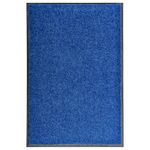 Casa si Gradina - Textile si covoare - Covoare - Covoare casa - Covoras de usa lavabil, albastru, 60 x 90 cm - Infinity.ro