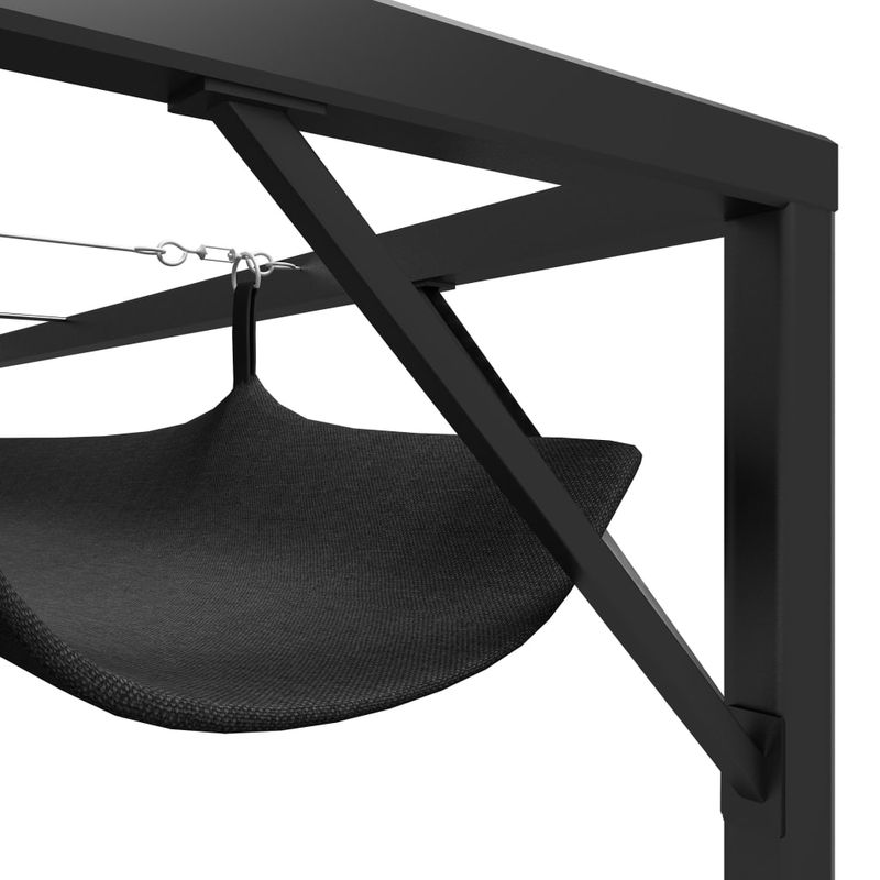 Casa si Gradina - Gradina si terasa - Umbrele si pavilioane - Pavilioane - Foisor de gradina cu acoperis baldachin retractabil, antracit, 3 x 3 m - Infinity.ro