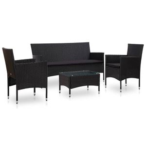 Set mobilier de gradina cu perne