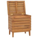 Market - Spalare si intretinere rufe - Uscatoare de rufe si accesorii - Cos de rufe, 40 x 30 x 45 cm, lemn masiv de tec - Infinity.ro