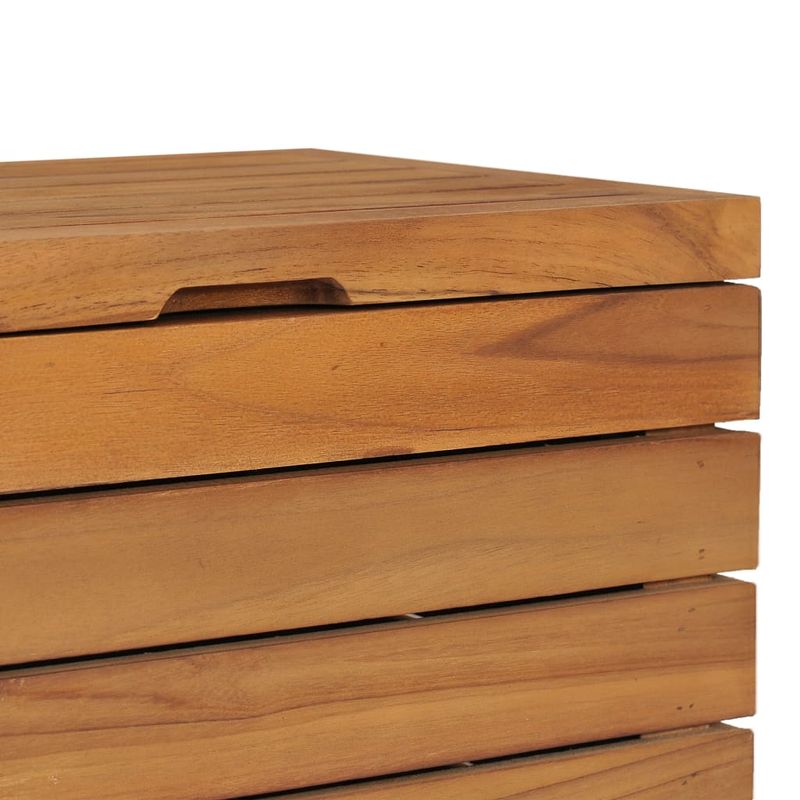 Market - Spalare si intretinere rufe - Uscatoare de rufe si accesorii - Cos de rufe, 40 x 30 x 45 cm, lemn masiv de tec - Infinity.ro