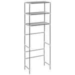Casa si Gradina - Mobilier - Mobilier baie - Etajere baie - Etajera peste toaleta, cu 3 polite, argintiu, 53x28x169 cm - Infinity.ro