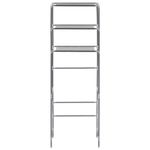 Casa si Gradina - Mobilier - Mobilier baie - Etajere baie - Etajera peste toaleta, cu 3 polite, argintiu, 53x28x169 cm - Infinity.ro
