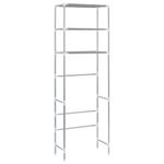 Casa si Gradina - Mobilier - Mobilier baie - Etajere baie - Etajera peste toaleta, cu 3 polite, argintiu, 53x28x169 cm - Infinity.ro