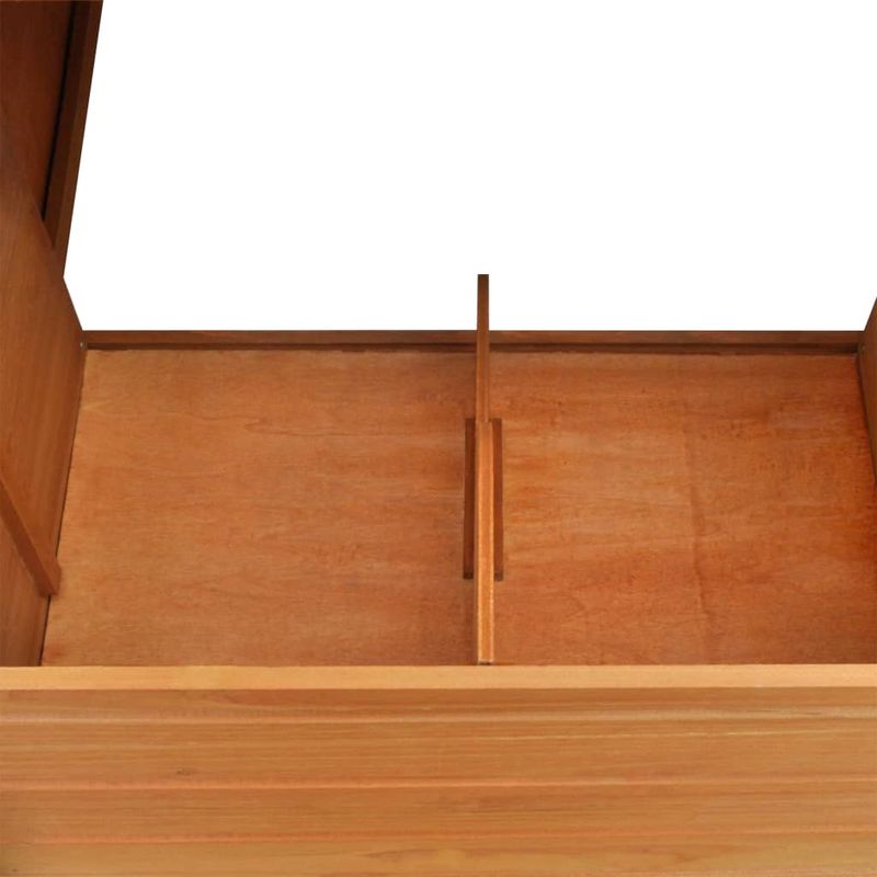 Petshop - Accesorii petshop - Culcusuri si custi - Custi interior si exterior - Cotet de pasari pentru exterior adapost gaini cu 1 cuibar lemn - Infinity.ro