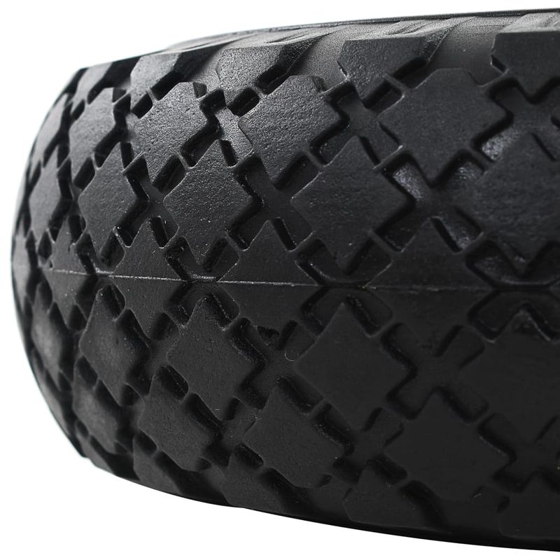 Casa si Gradina/Mobilier/Feronerie si accesorii mobila - Roti carucior industrial, 2 buc, PU 3.00-4 (260 x 85) - Infinity.ro