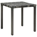 Casa si Gradina - Gradina si terasa - Mobilier exterior - Scaune si sezlonguri gradina - Sezlonguri de plaja cu masa, antracit, poliratan - Infinity.ro