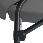 Casa si Gradina - Gradina si terasa - Umbrele si pavilioane - Umbrele - Umbrela de soare de exterior cu stalp din otel, stalp din otel, antracit, 300x250 cm - Infinity.ro