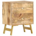 Casa si Gradina - Mobilier - Comode si corpuri - Noptiere - Noptiera, 40 x 30 x 50 cm, lemn masiv de mango - Infinity.ro