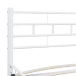 Casa si Gradina - Mobilier - Paturi si accesorii - Paturi - Cadru de pat, alb, 200 x 200 cm, metal - Infinity.ro