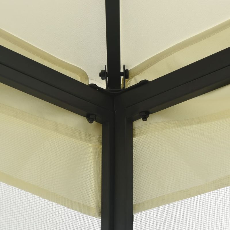 Casa si Gradina - Gradina si terasa - Umbrele si pavilioane - Pavilioane - Pavilion cu plase, crem, 300 x 300 x 265 cm - Infinity.ro
