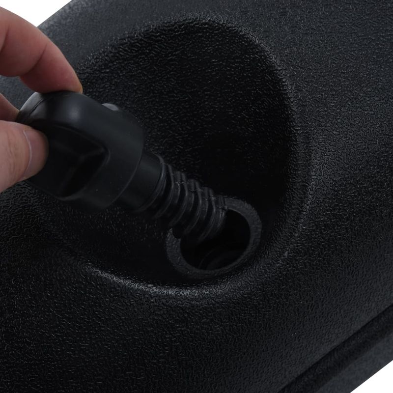 Casa si Gradina - Gradina si terasa - Umbrele si pavilioane - Pavilioane - Greutati pentru pavilion, 4 buc., negru, PE - Infinity.ro