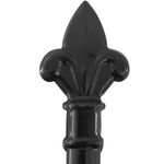 Casa si Gradina - Constructii - Usi interior, exterior si garaj - Usi garaj - Poarta de gard cu usi duble, cu varfuri de sulita, 400 x 175 cm - Infinity.ro