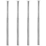 Casa si Gradina - Mobilier - Feronerie si accesorii mobila - Picioare telescopice de masa cromate, 4 buc., crom, 710 mm-1100 mm - Infinity.ro