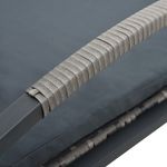 Casa si Gradina - Gradina si terasa - Mobilier exterior - Scaune si sezlonguri gradina - Sezlong de plaja cu perna si roti, antracit, poliratan - Infinity.ro