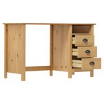 Casa si Gradina - Mobilier - Mese si birouri - Birouri - Birou Hill cu 3 sertare, 120x50x74 cm, lemn masiv de pin - Infinity.ro