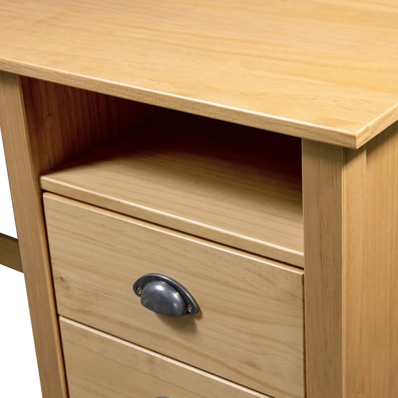 Casa si Gradina - Mobilier - Mese si birouri - Birouri - Birou Hill cu 3 sertare, 120x50x74 cm, lemn masiv de pin - Infinity.ro