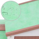 Petshop - Accesorii petshop - Culcusuri si custi - Custi interior si exterior - Cusca de exterior pentru iepuri, maro si alb, 145x45x84 cm, lemn - Infinity.ro