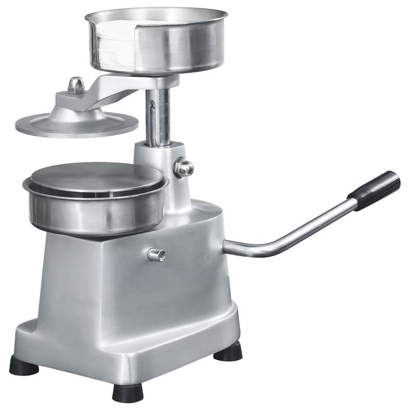Casa si Gradina - Bucatarie si vesela - Ustensile bucatarie - Prese si storcatoare manuale - Presa de hamburger cu 500 foi de hartie, 10 cm, aluminiu - Infinity.ro