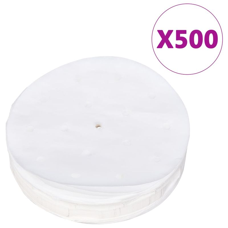Casa si Gradina - Bucatarie si vesela - Ustensile bucatarie - Prese si storcatoare manuale - Presa de hamburger cu 500 foi de hartie, 10 cm, aluminiu - Infinity.ro