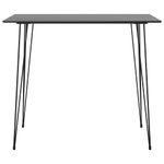 Casa si Gradina - Mobilier - Seturi de mobilier - Seturi bucatarie - Set mobilier de bar, 5 piese, negru - Infinity.ro