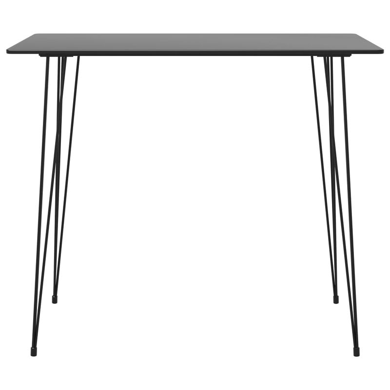 Casa si Gradina - Mobilier - Seturi de mobilier - Seturi bucatarie - Set mobilier de bar, 5 piese, negru - Infinity.ro