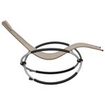 Casa si Gradina - Gradina si terasa - Mobilier exterior - Scaune si sezlonguri gradina - Sezlong pentru copii, gri taupe, otel - Infinity.ro