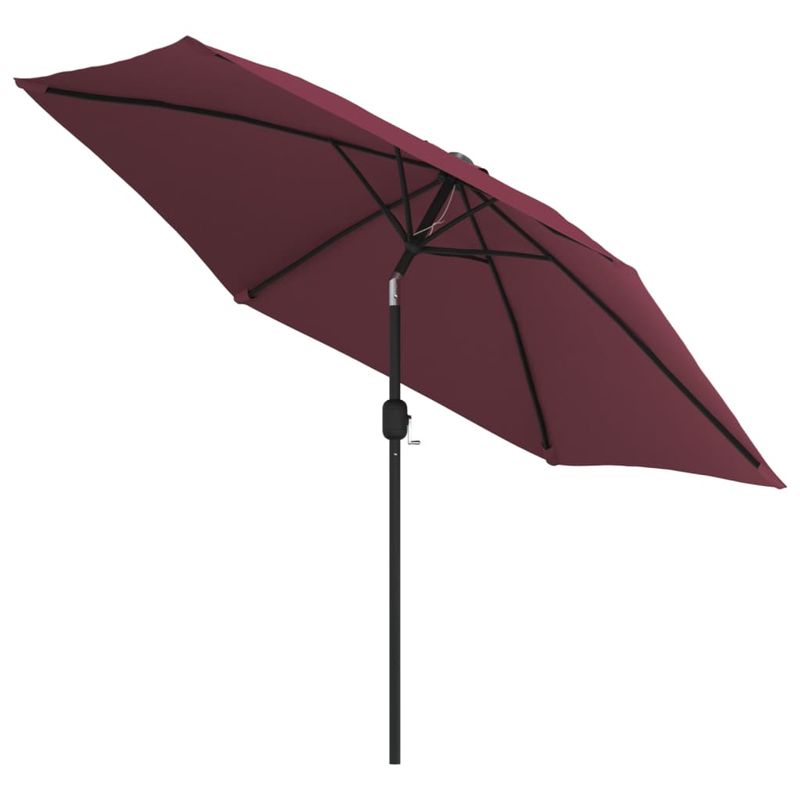 Casa si Gradina - Gradina si terasa - Umbrele si pavilioane - Umbrele - Umbrela de soare de exterior cu stalp metalic, stalp metalic, rosu bordo, 300 cm - Infinity.ro