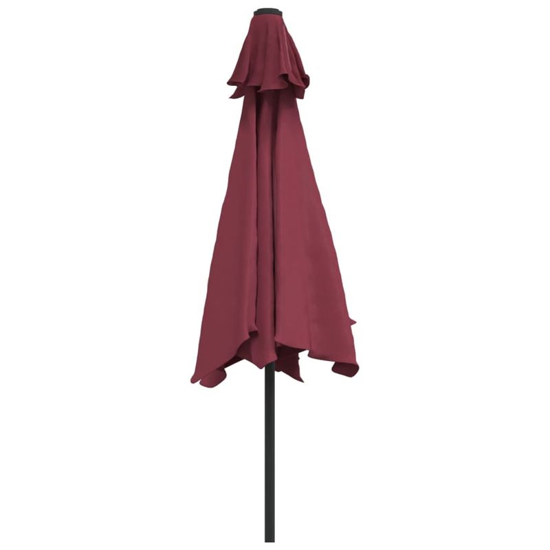 Casa si Gradina - Gradina si terasa - Umbrele si pavilioane - Umbrele - Umbrela de soare de exterior cu stalp metalic, stalp metalic, rosu bordo, 300 cm - Infinity.ro