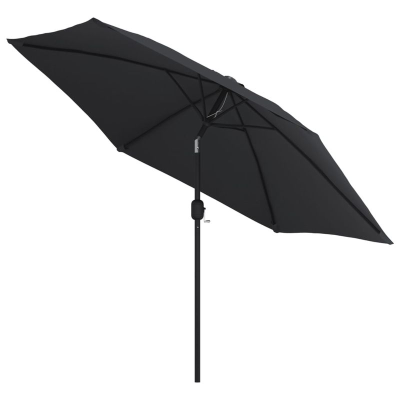 Casa si Gradina - Gradina si terasa - Umbrele si pavilioane - Umbrele - Umbrela de soare de exterior cu stalp metalic, negru, 300 cm - Infinity.ro