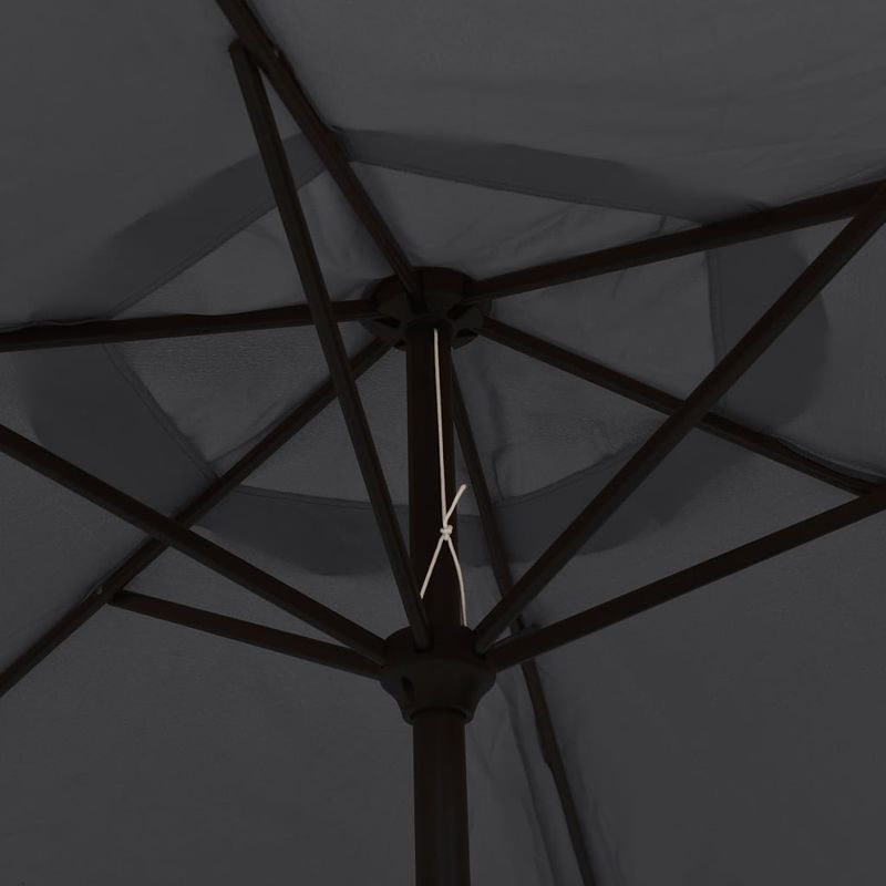 Casa si Gradina - Gradina si terasa - Umbrele si pavilioane - Umbrele - Umbrela de soare de exterior cu stalp metalic, negru, 300 cm - Infinity.ro