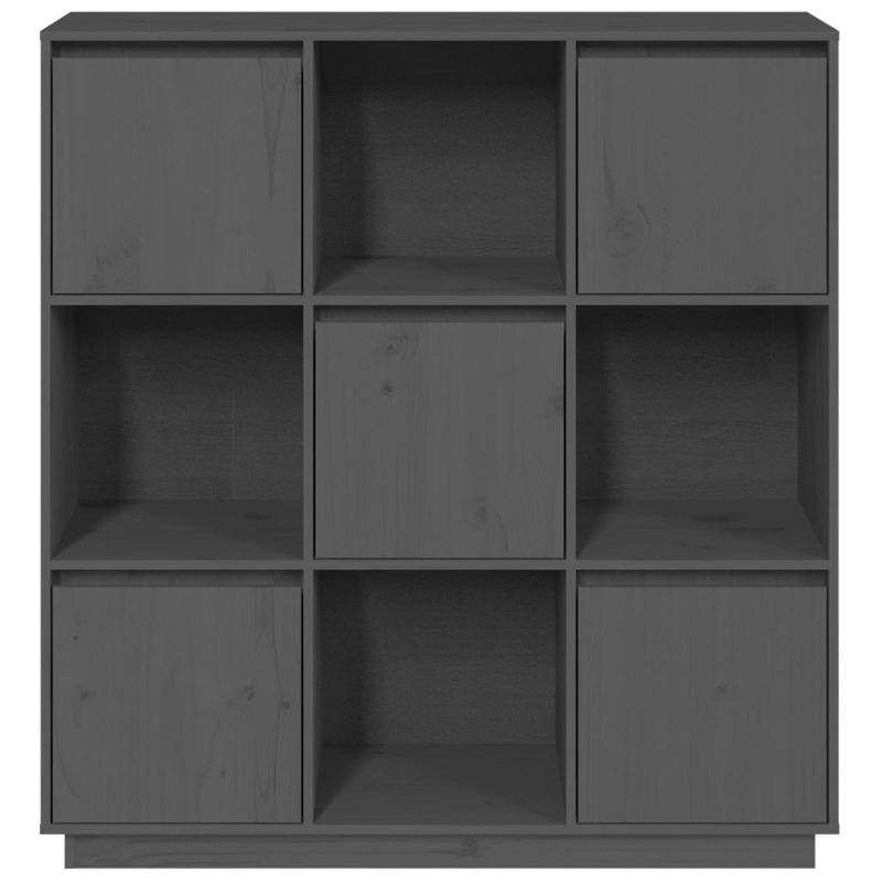 Casa si Gradina - Mobilier - Comode si corpuri - Corpuri bucatarie - Dulap inalt, gri, 110,5x35x117 cm, lemn masiv de pin - Infinity.ro