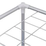 Market - Spalare si intretinere rufe - Uscatoare de rufe si accesorii - Cos sortare rufe, 2 sectiuni, cu un raft superior pentru uscare - Infinity.ro