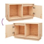 Casa si Gradina - Mobilier - Comode si corpuri - Comode - Comoda TV, 74x35x44 cm, lemn masiv de pin - Infinity.ro