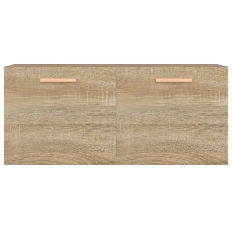 Casa si Gradina - Mobilier - Biblioteci si rafturi - Rafturi - Dulap de perete, stejar sonoma, 80x35x36,5 cm, lemn prelucrat - Infinity.ro
