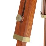 Casa si Gradina - Corpuri si surse de iluminat - Veioze si lampi - Lampi de veghe - Lampa de podea trepied, 165 cm, lemn masiv de mango, alamă - Infinity.ro