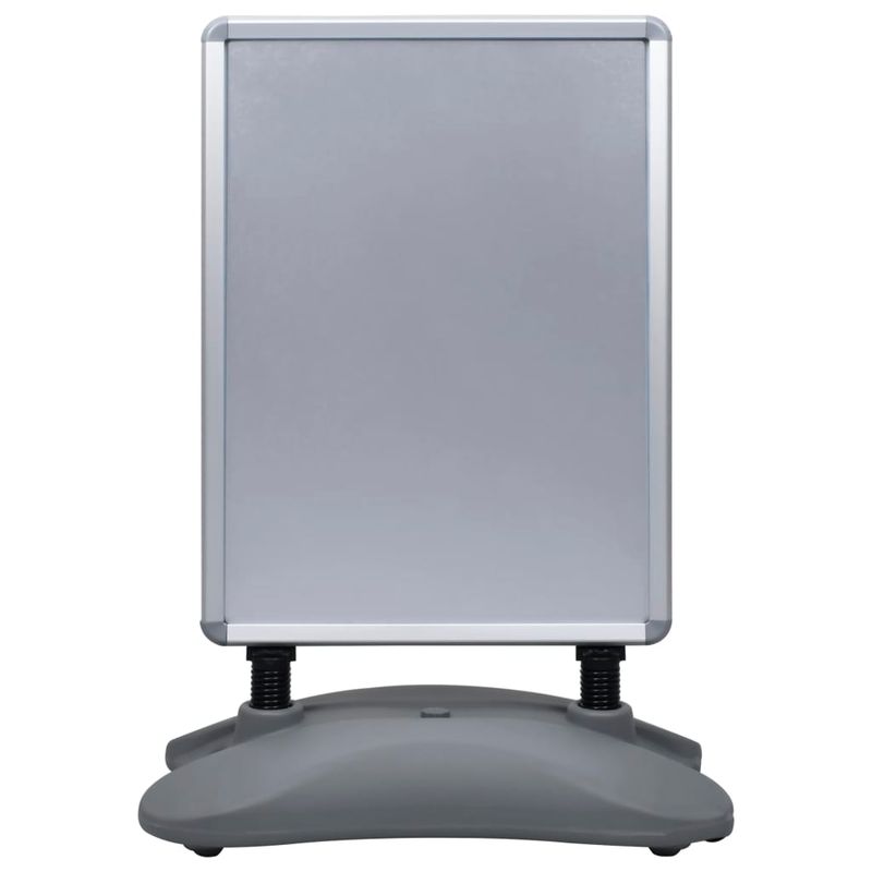 Casa si Gradina - Decoratiuni - DIY - Manechine plastic - Suport de afis A1, postament cu apa, gri, aliaj de aluminiu - Infinity.ro