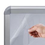 Casa si Gradina - Decoratiuni - DIY - Manechine plastic - Suport de afis A1, postament cu apa, gri, aliaj de aluminiu - Infinity.ro