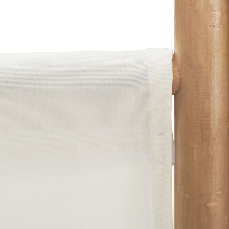 Casa si Gradina - Decoratiuni - Pereti despartitori si paravane - Separator de camera pliabil cu 3 panouri 120 cm bambus si panza - Infinity.ro