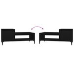 Casa si Gradina - Mobilier - Mese si birouri - Masute de cafea - Masuta de cafea, negru, 100x50x45 cm, lemn prelucrat - Infinity.ro