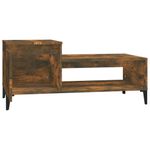 Casa si Gradina - Mobilier - Mese si birouri - Masute de cafea - Masuta de cafea, stejar fumuriu, 100x50x45 cm, lemn prelucrat - Infinity.ro