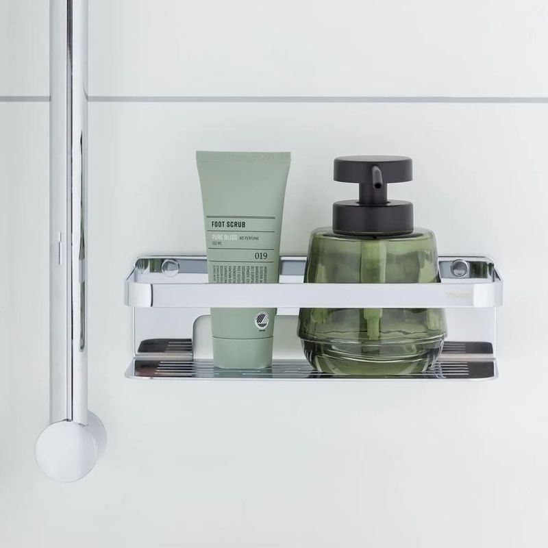 Casa si Gradina - Mobilier - Organizare si depozitare - Recipiente depozitare - Tiger Cos de baie Caddy, cromat - Infinity.ro